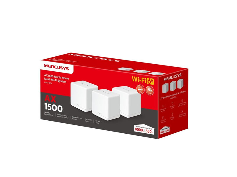 MERCUSYS Halo H60X (3-Pack) - Mesh router Wi-Fi 6