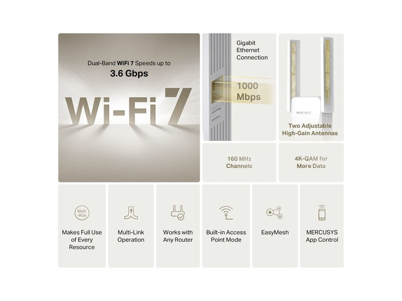 MERCUSYS ME25BE Wi-Fi range extender