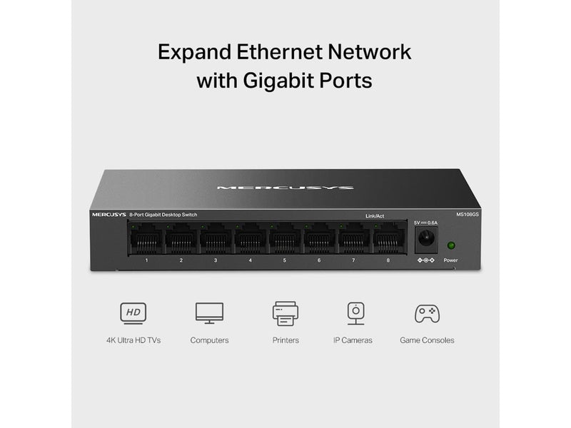 MERCUSYS MS108GS network switch