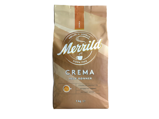 MERRILD Crema Hele bønner - 1 kg