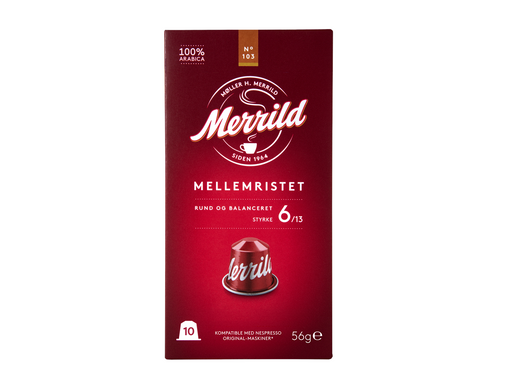 MERRILD Red No. 103 Aluminium capsules - 10 pcs