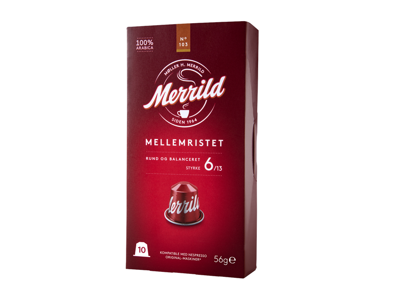MERRILD Red No. 103 Aluminium capsules - 10 pcs