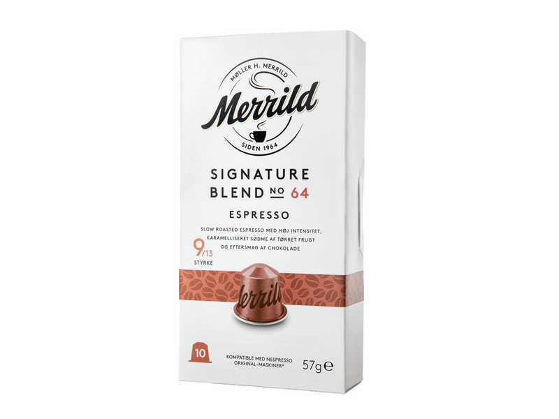 MERRILD Signature Blend No.64 Aluminium capsules - 10 pcs