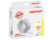 METO Price labels 22x12 flour orange 12 rls/1000