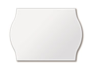 METO Price labels 26x12 white deep freeze 6 rls/1000