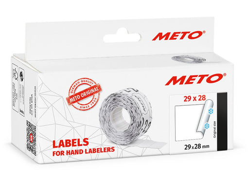 METO Price labels 29x28 white deep freeze 5 rls/1000