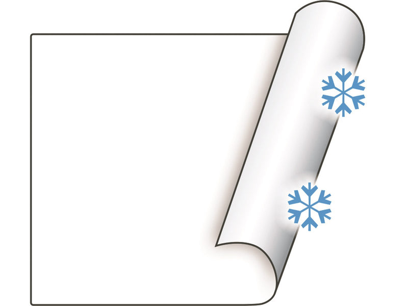 METO Price labels 29x28 white deep freeze 5 rls/1000