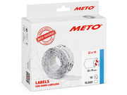METO Price labels 32x19 white 10 rls/1000