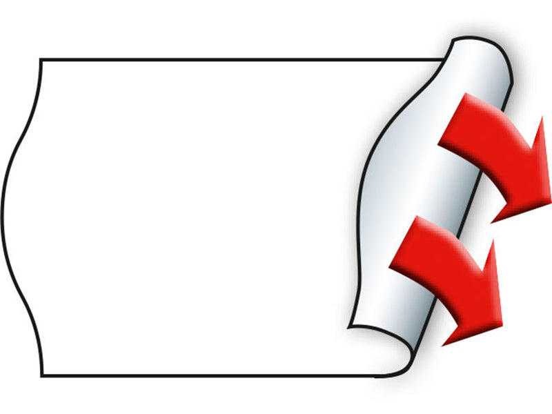 METO Price labels 32x19 white 10 rls/1000