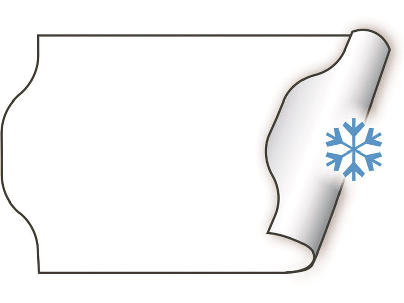 METO Price labels 32x19 white deep freeze 5 rls/1000