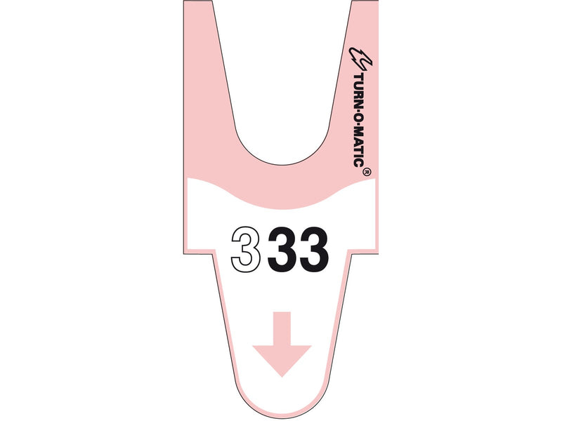 METO Queue Tickets f/Turn-O-Matic Classic pink