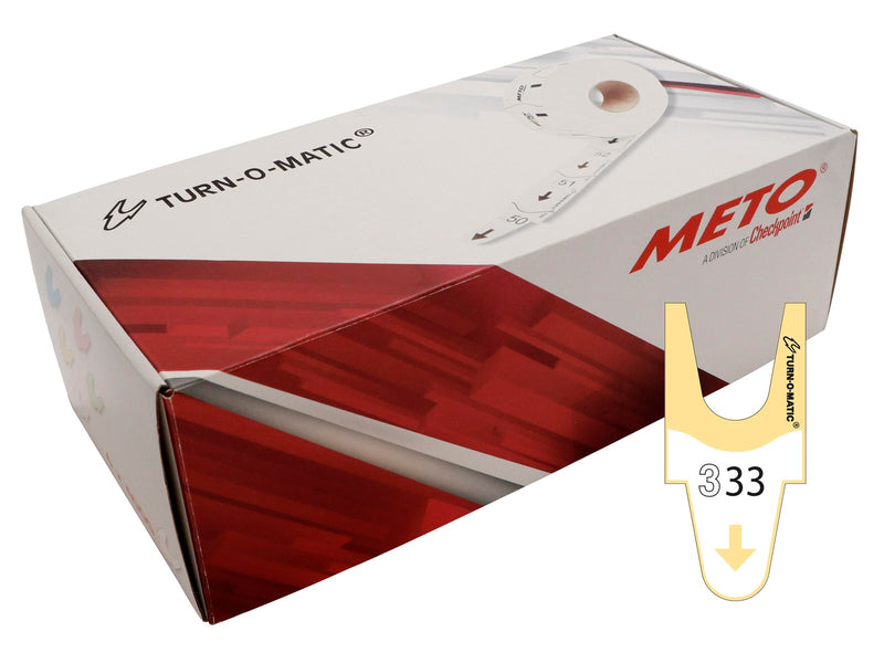 METO Queue Tickets f/Turn-O-Matic Classic yellow