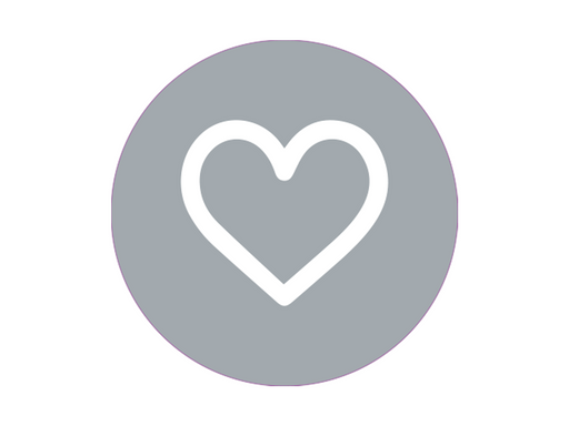 METO Sealing closure label Ø33mm heart
