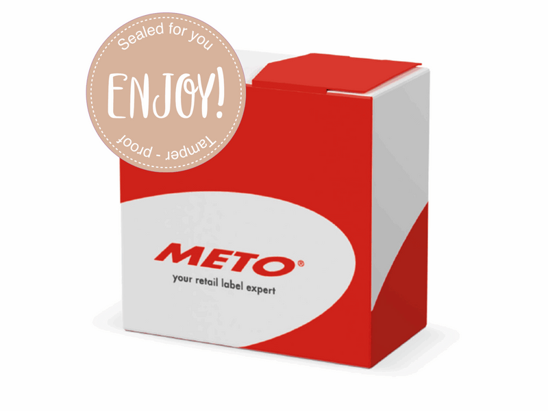 METO Sealing secure label Ø50mm Enjoy!