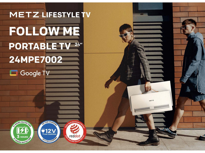 METZ 24" Flachbild TV LED 1080p (Voll HD) 24MPE7002Z