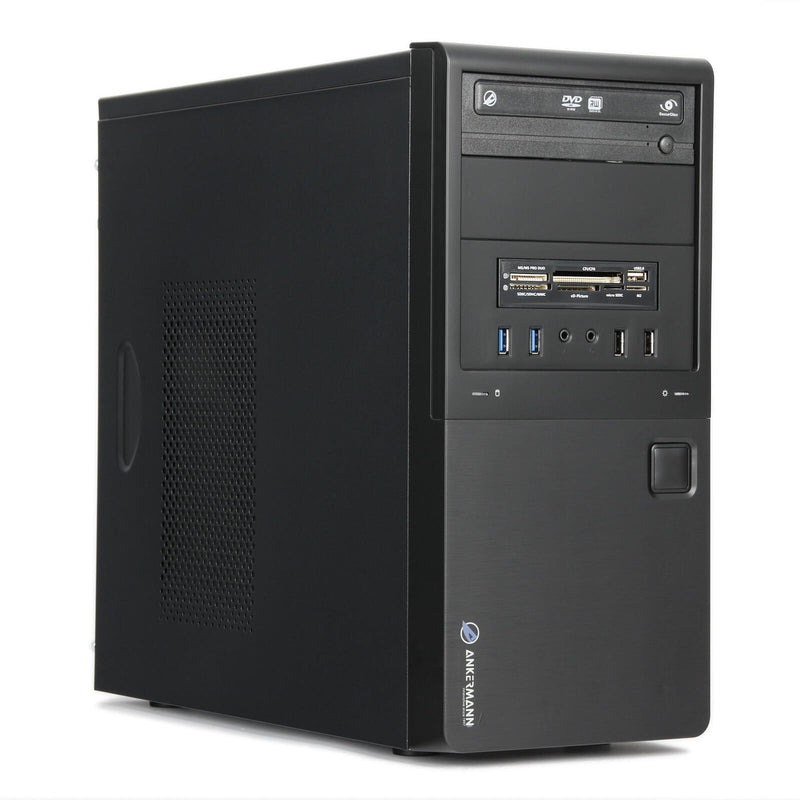 Ankermann Business V2 Work Desktop PC, AMD Ryzen 5 5600G, 16GB RAM, 1TB M.2 SSD