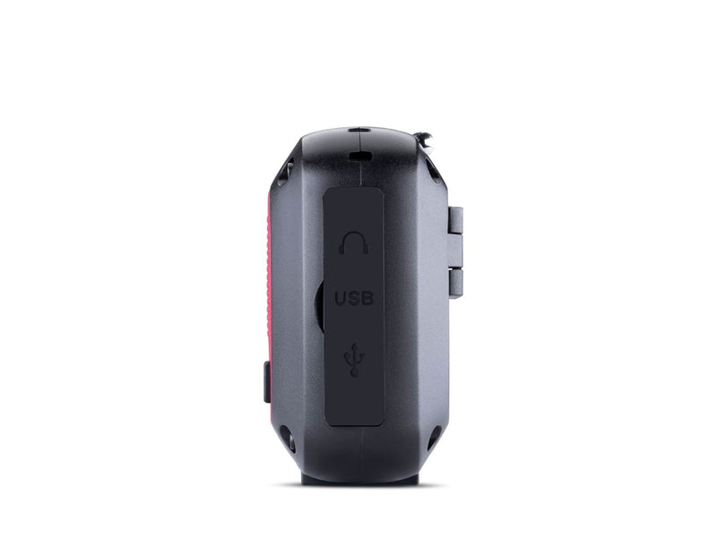 MIDLAND ER250 BT Emergency Bluetooth Radio - Solar - Dynamo - 130 Lumens Flashlight - 2600mAh Powerbank - AM/FM - Mono - Rot