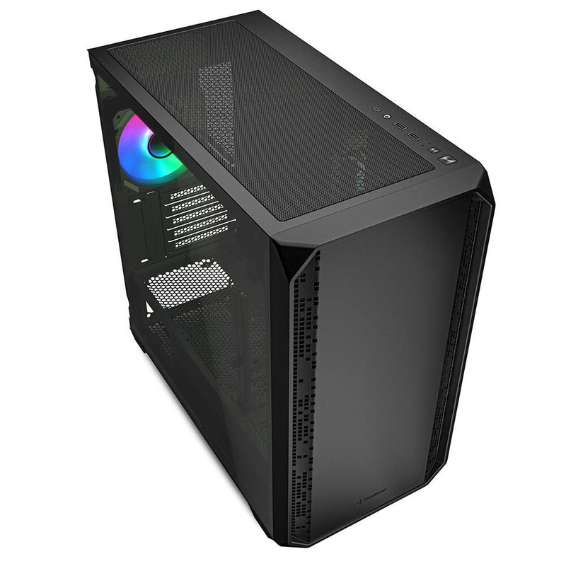 Sharkoon PC Gehäuse MK2 RGB Black Micro-ATX schwarz