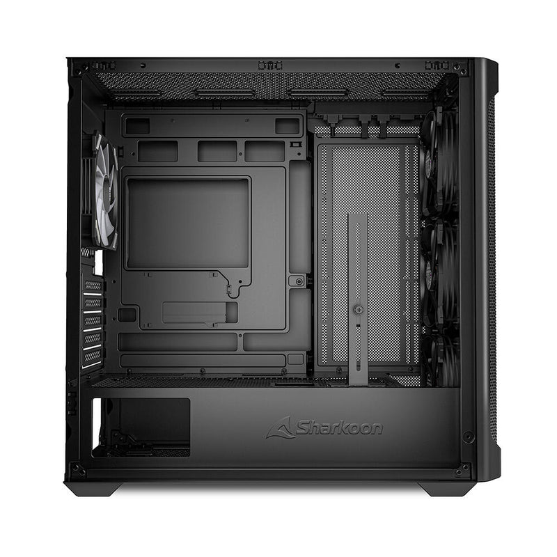 Sharkoon PC Gehäuse MK4W RGB Strip Black Micro-ATX schwarz