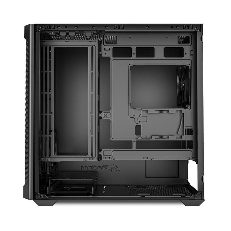 Sharkoon PC Gehäuse MK4 RGB Strip Black Micro-ATX schwarz