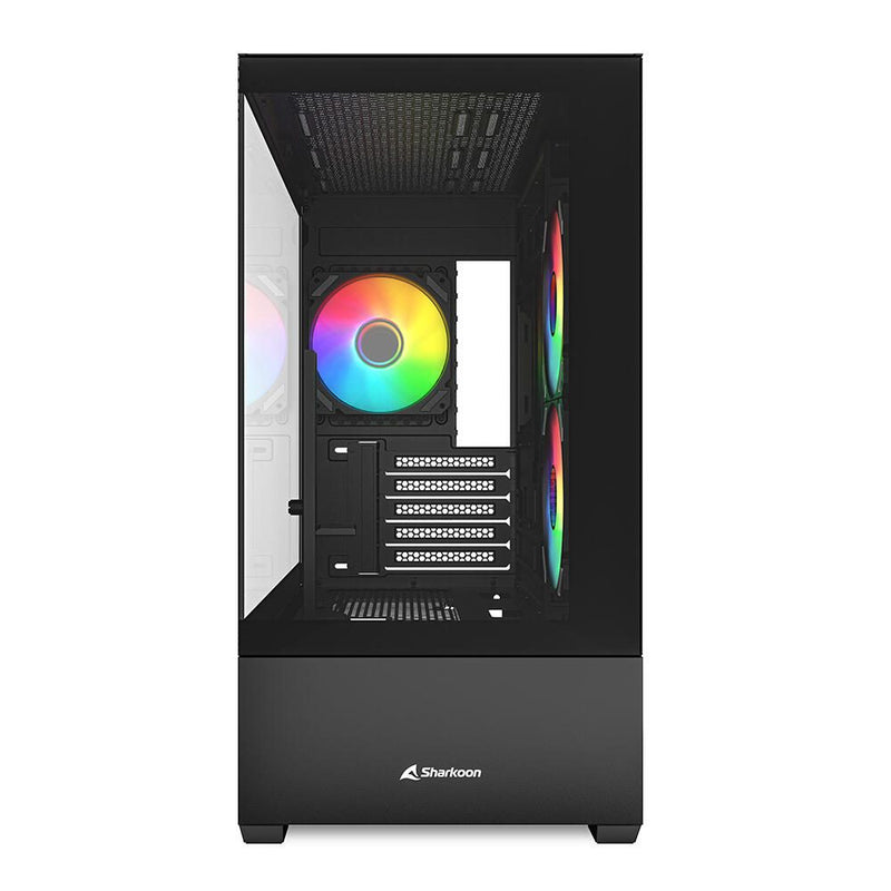 Sharkoon PC Gehäuse MK6 RGB Black Micro-ATX schwarz