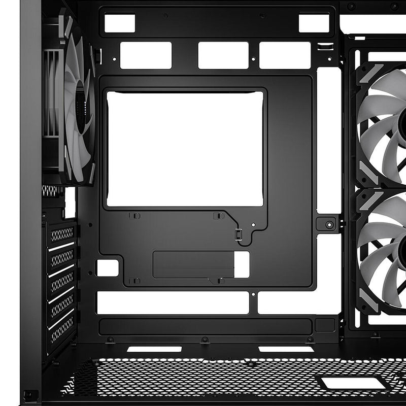 Sharkoon PC Gehäuse MK6 RGB Black Micro-ATX schwarz