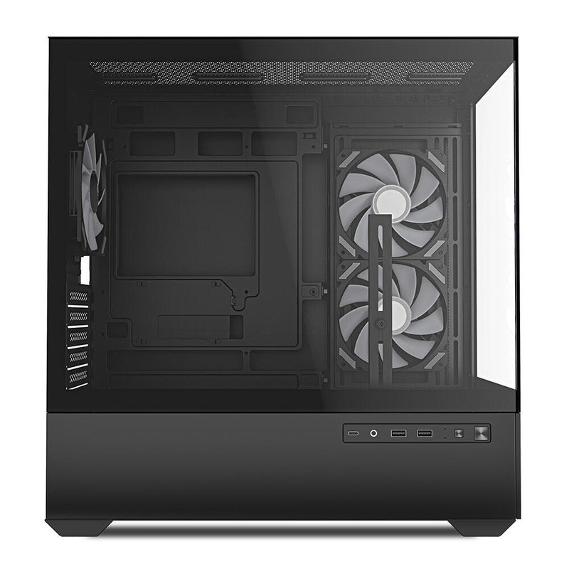 Sharkoon PC Gehäuse MK6 RGB Black Micro-ATX schwarz