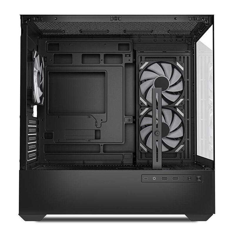 Sharkoon PC Gehäuse MK6 RGB Black Micro-ATX schwarz