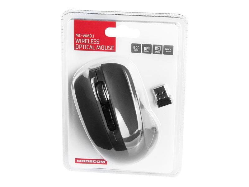 MODECOM MC-WM9.1 - Maus (Schwarz)