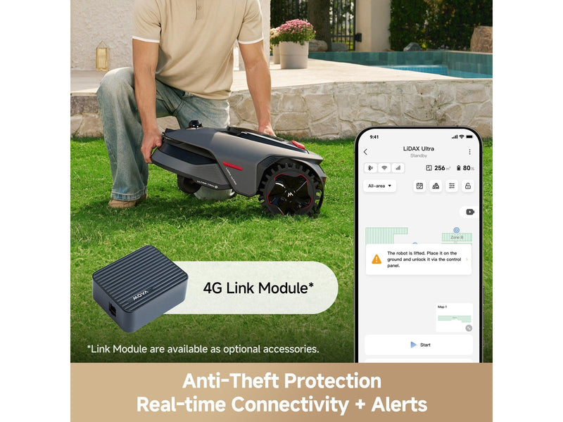 MOVA LiDAX Ultra 1000 robotic lawnmower 1000 m²