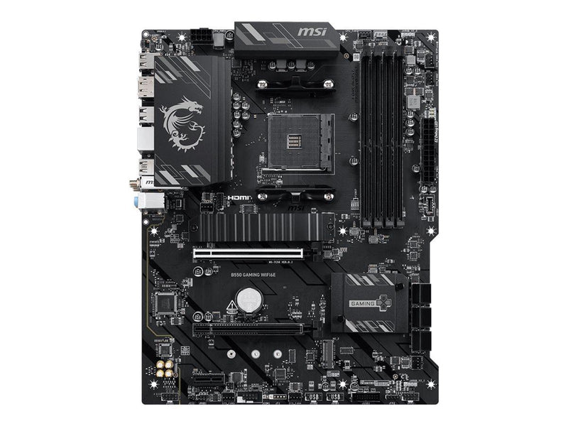 MSI B550 GAMING WIFI6E Mainboard - AMD B550 - AMD AM4 - DDR4 RAM - ATX