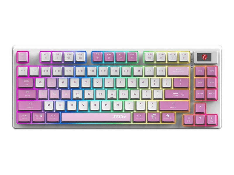 MSI FORGE GK600 - Gaming Tastatur - Englisch (US) - Weiss