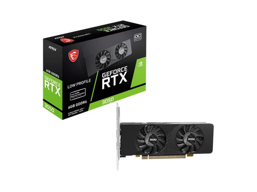 MSI GeForce RTX 3050 LP E OC - 6GB GDDR6 RAM - Grafikkarte