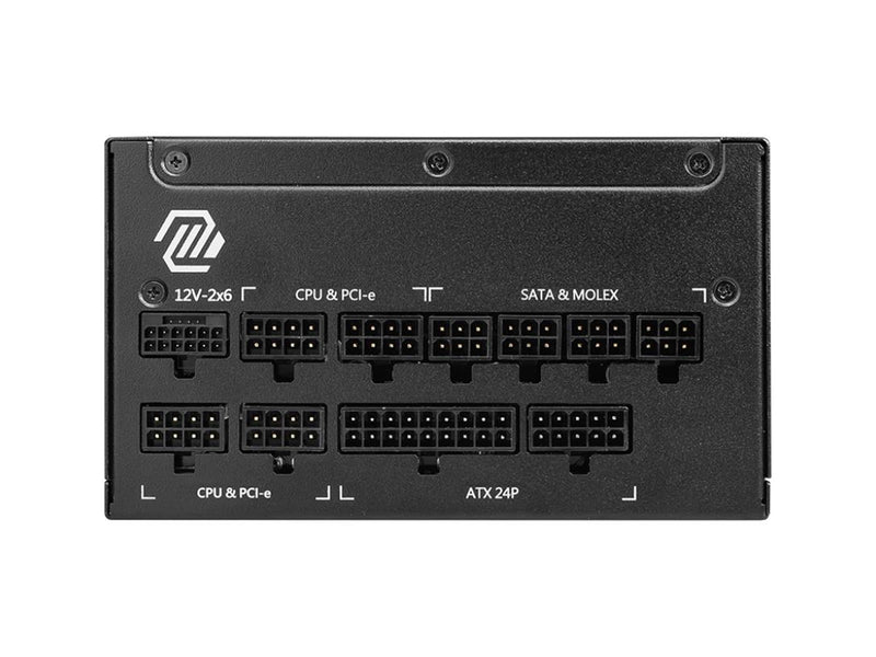 MSI MAG A1000GL PCIE5 II Netzteile - 1000 Watt - 135 mm - ATX 3.1 - 80 Plus Gold zertifiziert