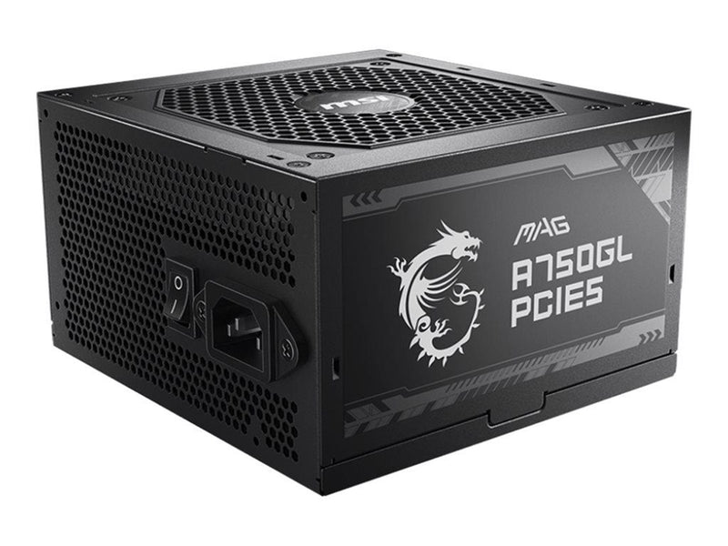 MSI MAG A750GL PCIE5 Netzteile - 750 Watt - 120 mm - ATX 3.1 - 80 Plus Gold zertifiziert