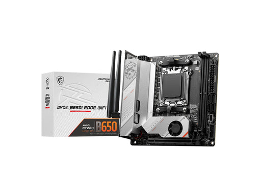 MSI MPG B650I EDGE WIFI Mainboard - AMD B650 - AMD AM5 - DDR5 RAM - Mini-ITX