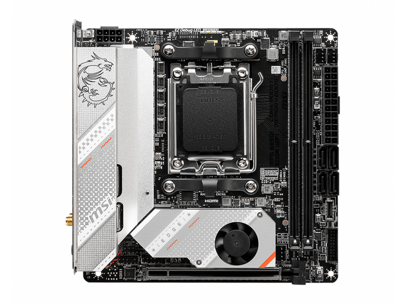MSI MPG B650I EDGE WIFI Mainboard - AMD B650 - AMD AM5 - DDR5 RAM - Mini-ITX