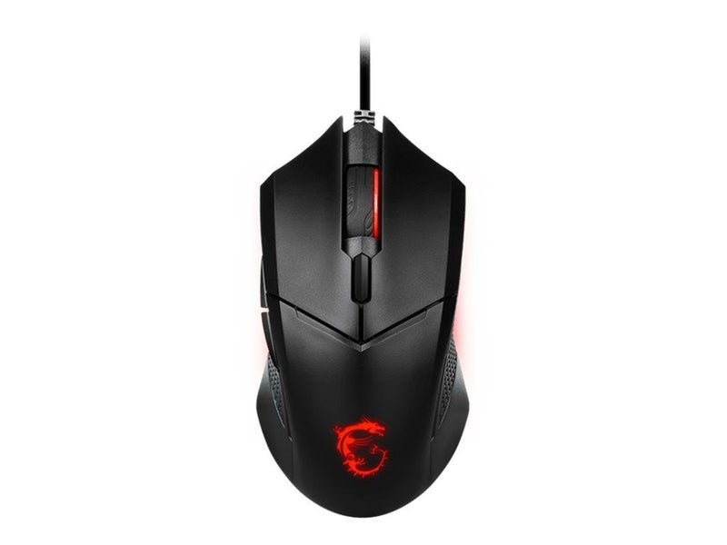 MSI Maus Clutch GM08 Gaming Maus Black USB - Maus (Schwarz)