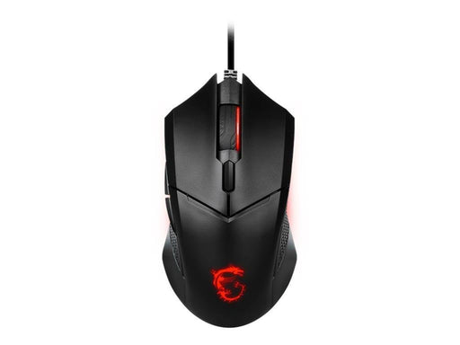 MSI Maus Clutch GM08 Gaming Maus Black USB - Maus (Schwarz)