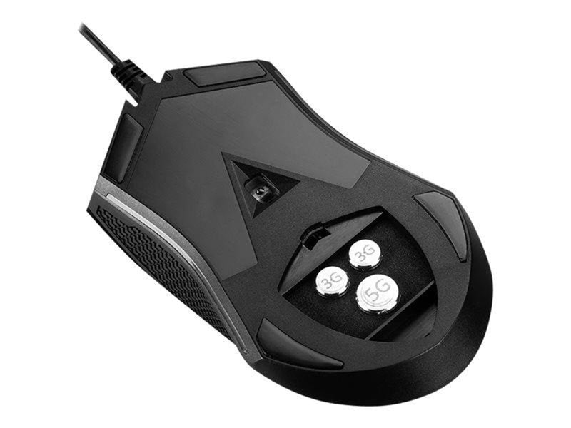 MSI Maus Clutch GM08 Gaming Maus Black USB - Maus (Schwarz)