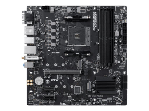 MSI PRO B550M-P WIFI6E - motherboard - micro ATX - Socket AM4 - AMD B550 Mainboard - AMD B550 - AMD AM4 - DDR4 RAM - Micro-ATX