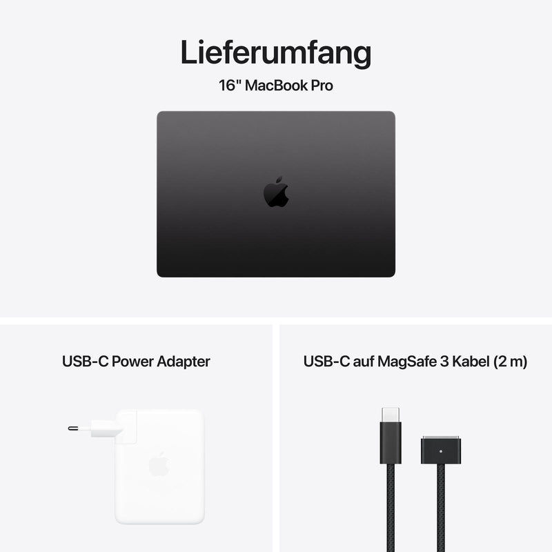 Apple MacBook Pro 41,05 cm (16,2') space schwarz