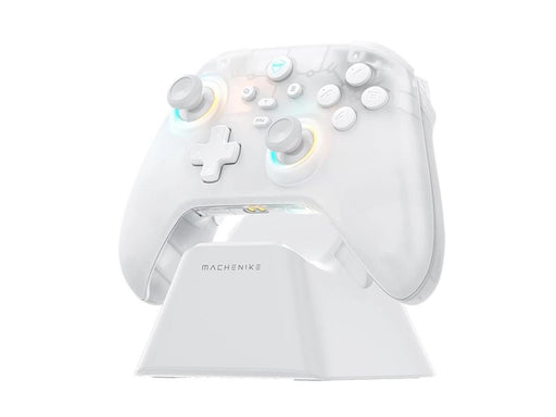Machenike G3 V2 Wireless Gaming Controller with Charging Station - White - Wireless Controller