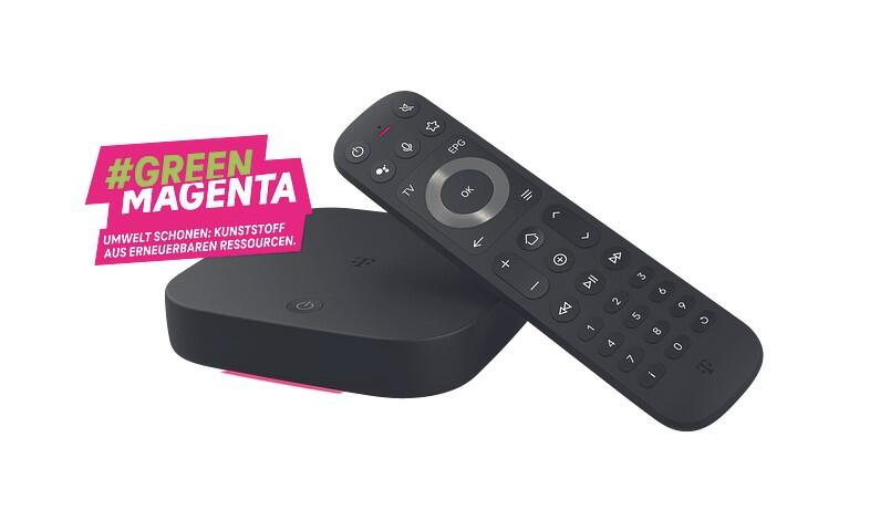 Telekom MagentaTV One 2.0 inkl. Netzwerkkabel - AV player 4K UHD 2160p HDR schwarz