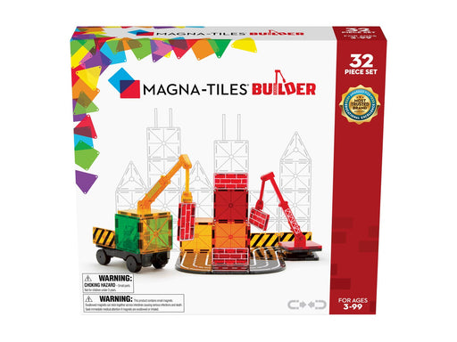 Magna-Tiles Builder 32-Piece Magnetic Building Set