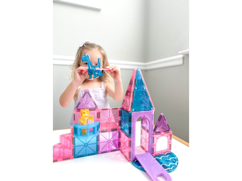 Magna-Tiles Castle 25-Piece Magnetic Construction Set