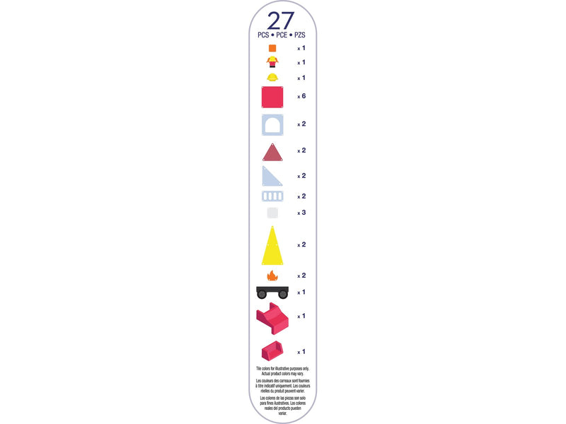 Magna-Tiles Fire Rescue 27 pcs