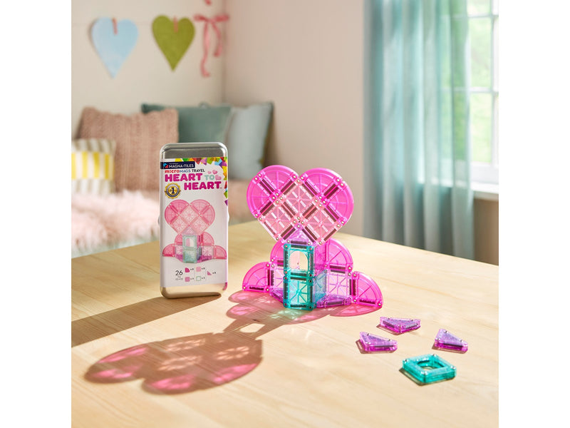 Magna-Tiles Heart to Heart Travel Set 26 pcs