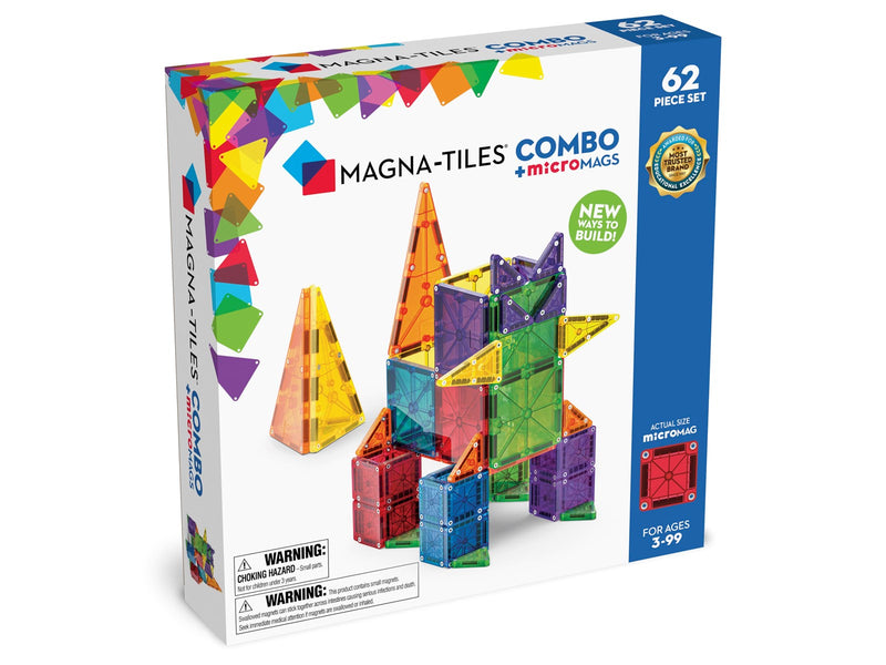 Magna-Tiles MicroMAGS Combo set 62 pcs