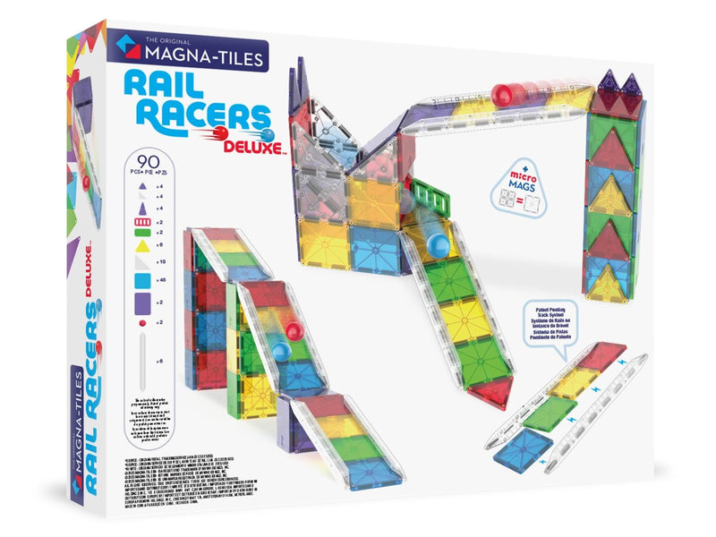 Magna-Tiles Rail Racer 90 pcs